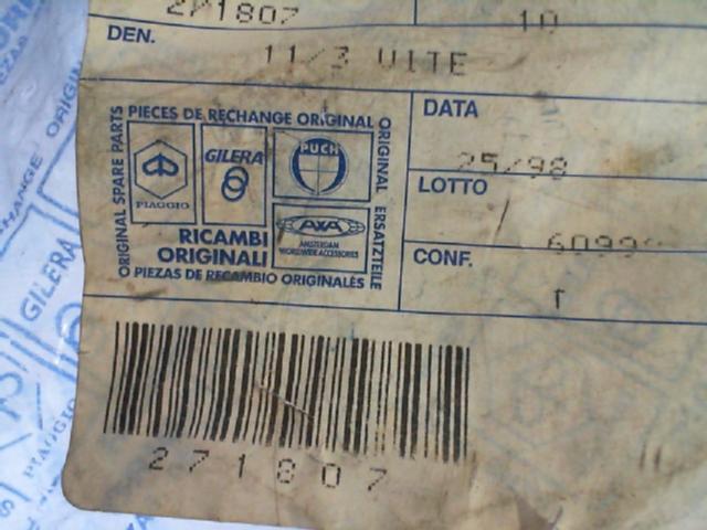 VITE PERNO SUPPORTO MOTORE BRACCIO OSCILANTE APRILIA GILERA PIAGGIO 271807 - immagine 4
