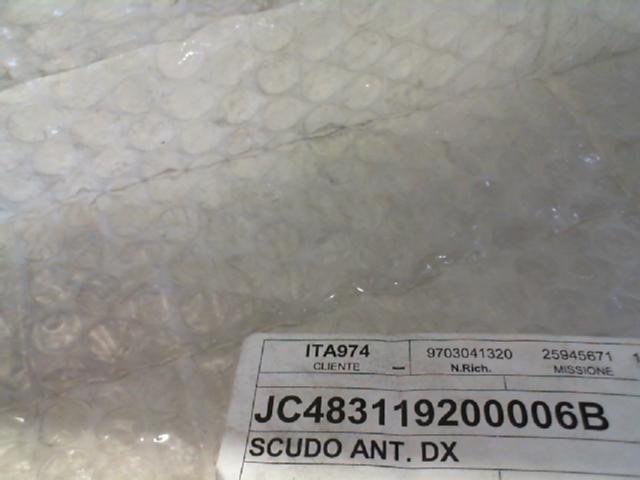 SCUDO ANTERIORE DX SCARABEO APRILIA JC483119200006B - immagine 7