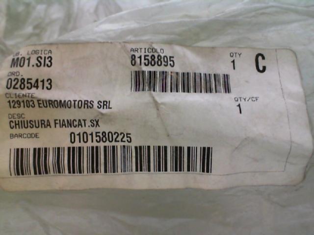 CHIUSURA FIANCAT.SX CAPONORD APRILIA AP8158895 - immagine 2