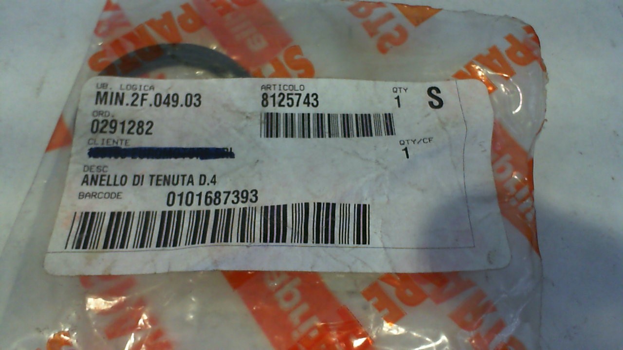 ANELLO DI TENUTA RUOTA ANT APRILIA AP8125743 - immagine 2