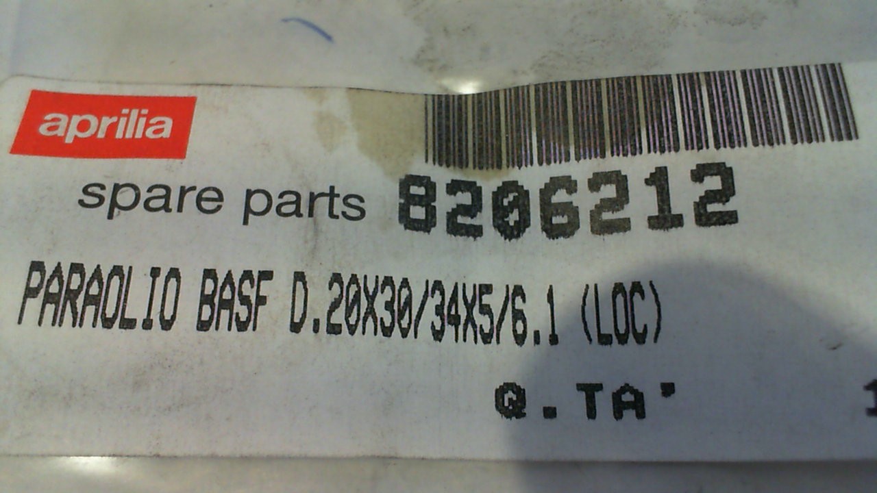 PARAOLIO 20*30/34*5/6.1 SR APRILIA AP8206212 - immagine 5
