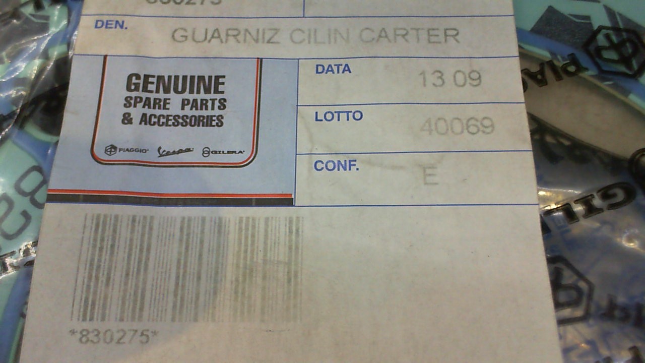 GUARNIZIONE CILINDRO SPESSORE 0,8 BEVERLY PIAGGIO APRILIA GILERA 830275 - immagine 4