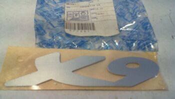 TARGHETTA LATERALE X9 PIAGGIO 577061 EX 576248