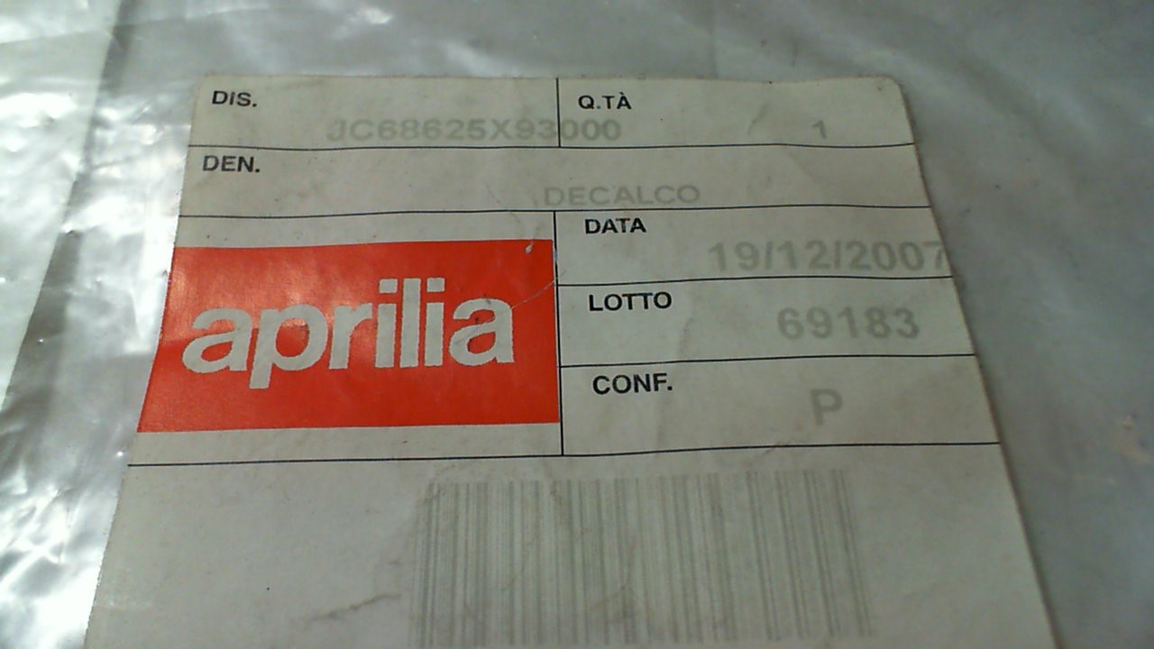 DECALCO 200 SCARABEO APRILIA JC68625X93000 - immagine 2