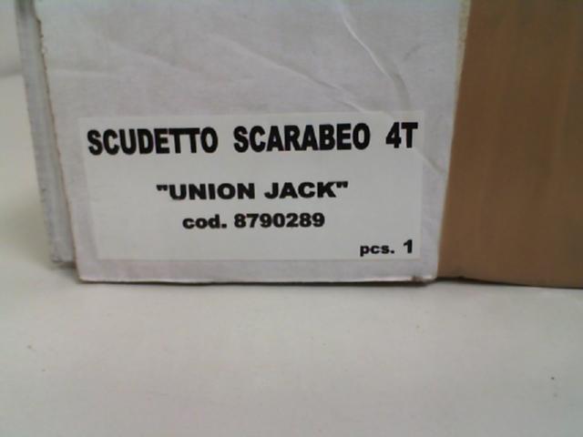 SCUDETTO MASCHERINA APRILIA SCARABEO 4T "UNION JACK" - immagine 3