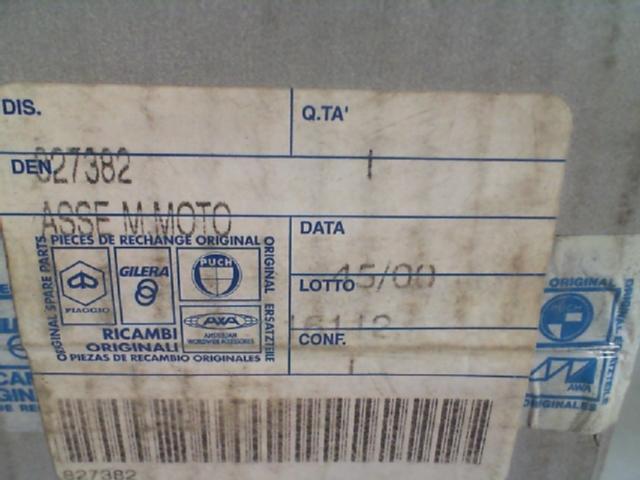 INGRANAGGIO MESSA IN MOTO PIAGGIO VESPA LIBERTY PIAGGIO 827382 - immagine 7