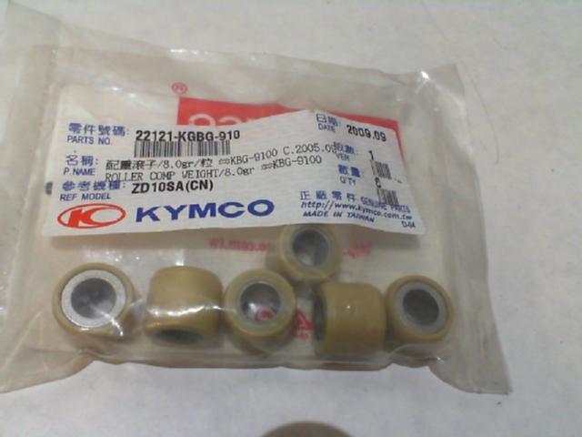 RULLINI CENTRIF. 8 GR SET KYMCO FILLY 50