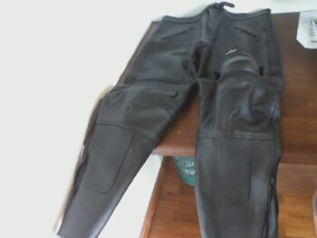 PANTALONI UOMO PELLE MOTOR SPORT TG US 40
