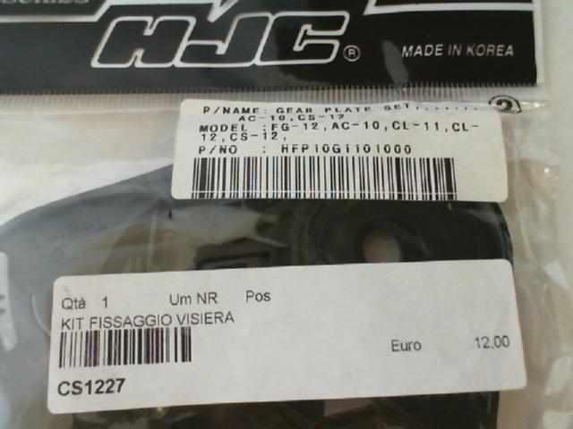 KIT FISSAGGIO VISIERA HJC FG-12 AC-10 CL- 12 CS-12 hfp10g1101000 - immagine 2