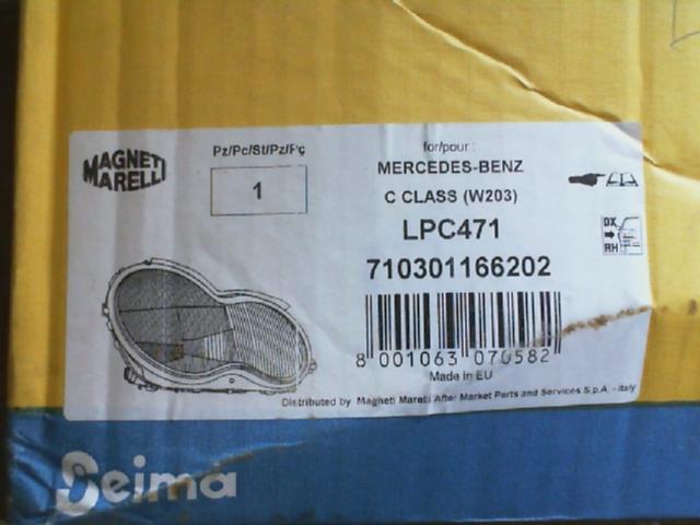 FARO ANTERIORE DX MERCEDES-BENZ CLASSE C MAGNETI MARELLI LPC471 - immagine 5