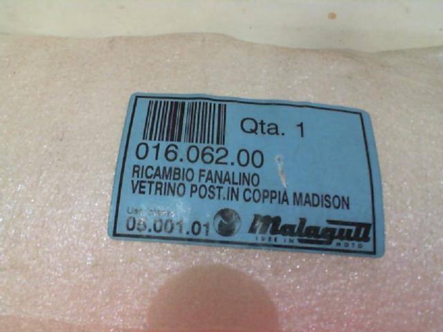 COPPIA LENTI FANALINO POST. MALAGUTI MADISON 016.062.00 - immagine 2