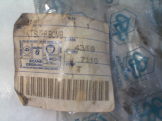 KIT SUPPORTO PORTA BOMBOLETTA VESPA ET2 ET4 50 125 150 PIAGGIO 494510 - immagine 4