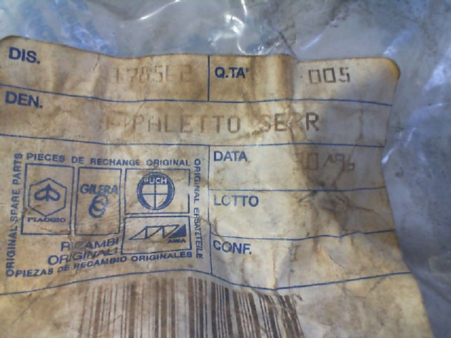 PALETTO BLOCCHETTO SERRATURA VESPA PIAGGIO 178562 - immagine 5