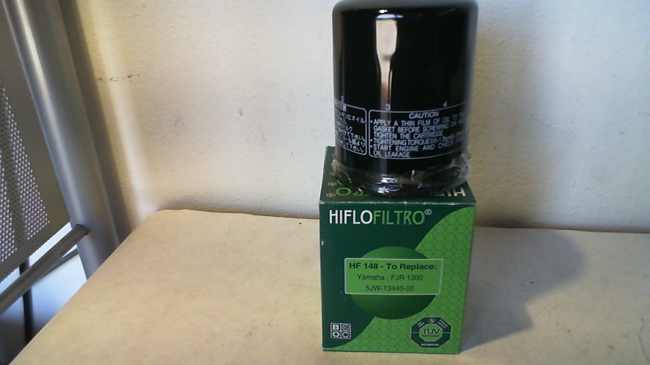FILTRO OLIO YAMAHA FJR 1300 2001/2002 HIFLO HF 148