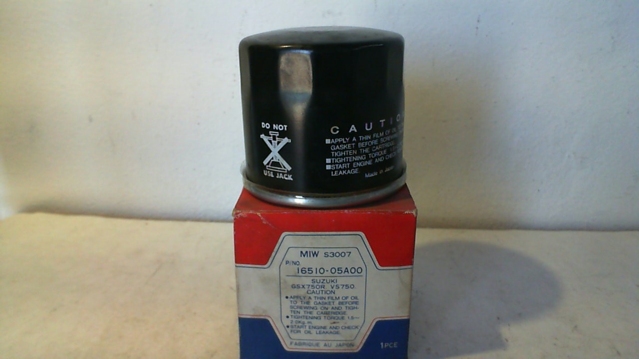 filtro olio Suzuki GV 700 VS 700 750 GSX R 750 GV 1200 1400 Meiwa MIW S3007