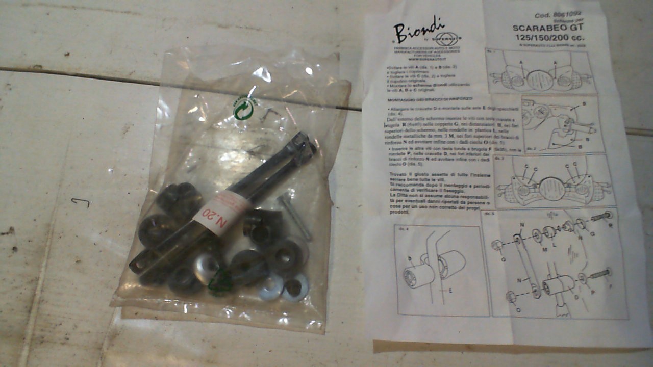 STAFFE ATTACCO BIONDI 8061092 PER SCARABEO