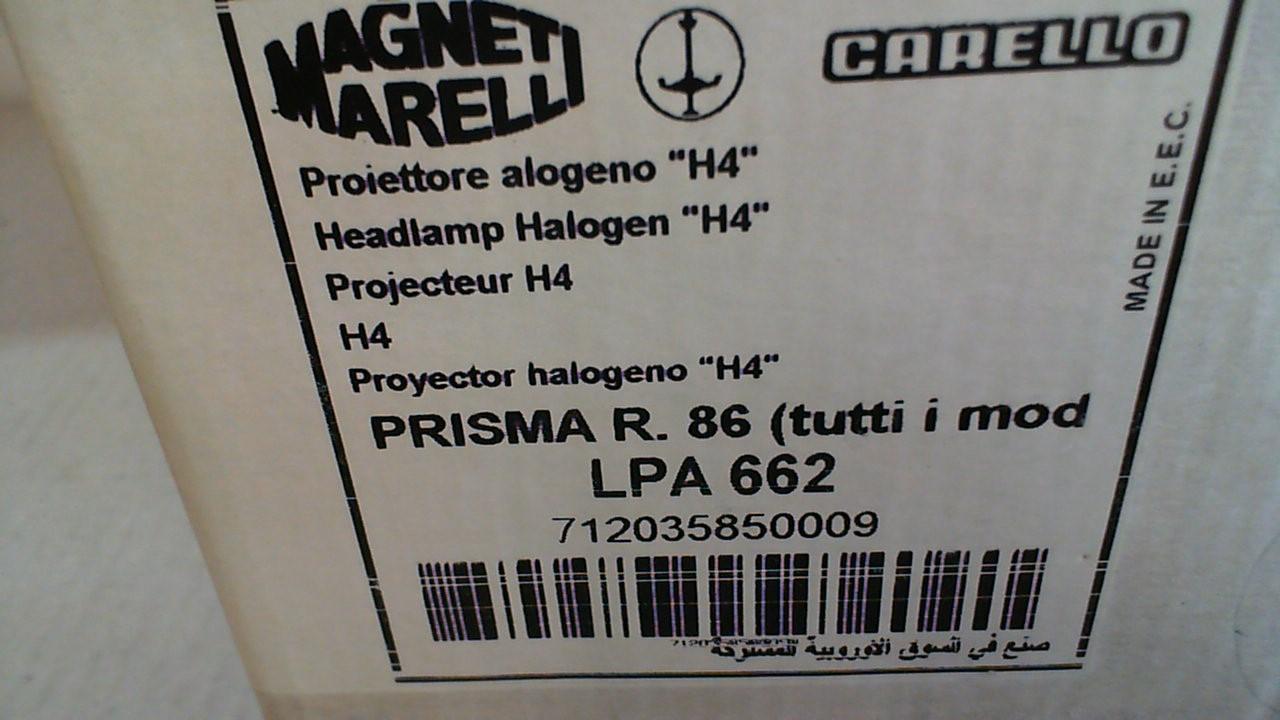 FARO ANTERIORE SINISTRO LANCIA PRISMA 1986> MAGNETI MARELLI LPA662 - immagine 5