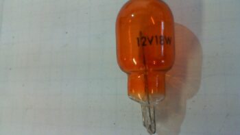 LAMPADINA ARANCIONE 12V 18 W T15