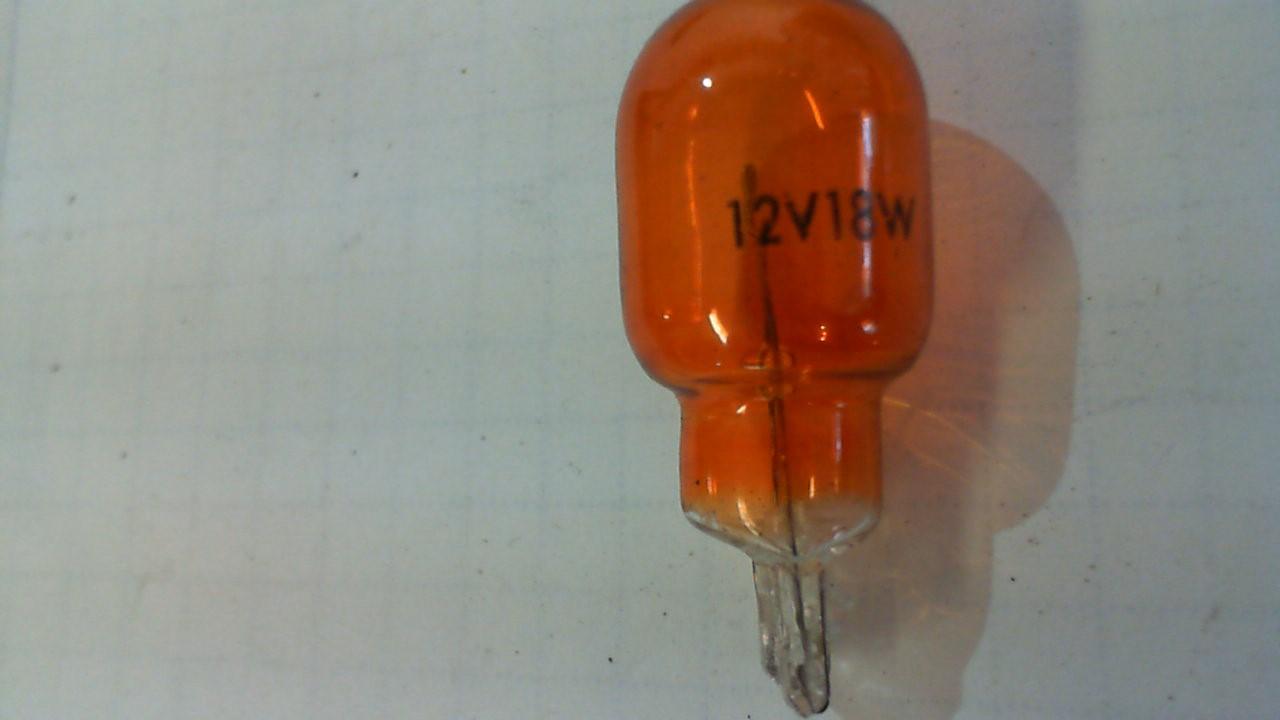 LAMPADINA ARANCIONE 12V 18 W T15