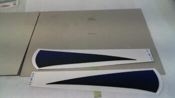 ADESIVO BLU SERBATOIO TDM 850 1998 YAMAHA 4tx242406000
