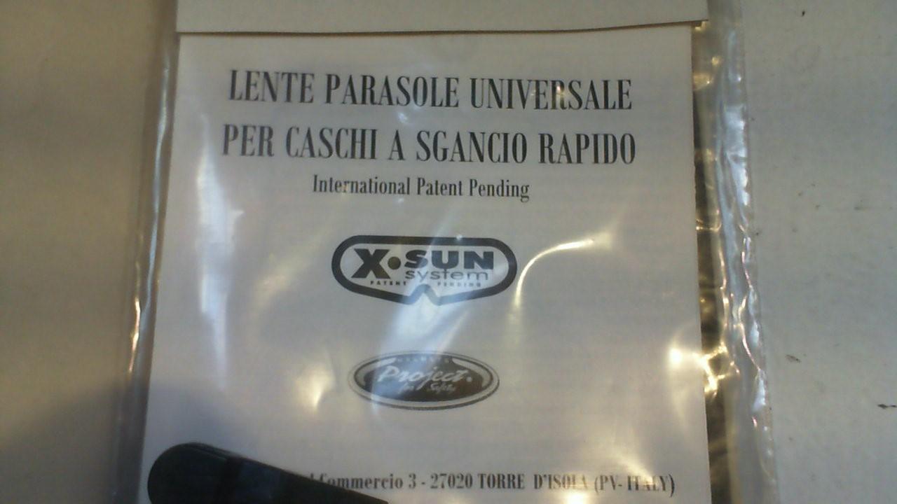 LENTE PARASOLE SGANCIO RAPIDO VISIERA CASCO CORTA FUME 999lenteuniv3f - immagine 4