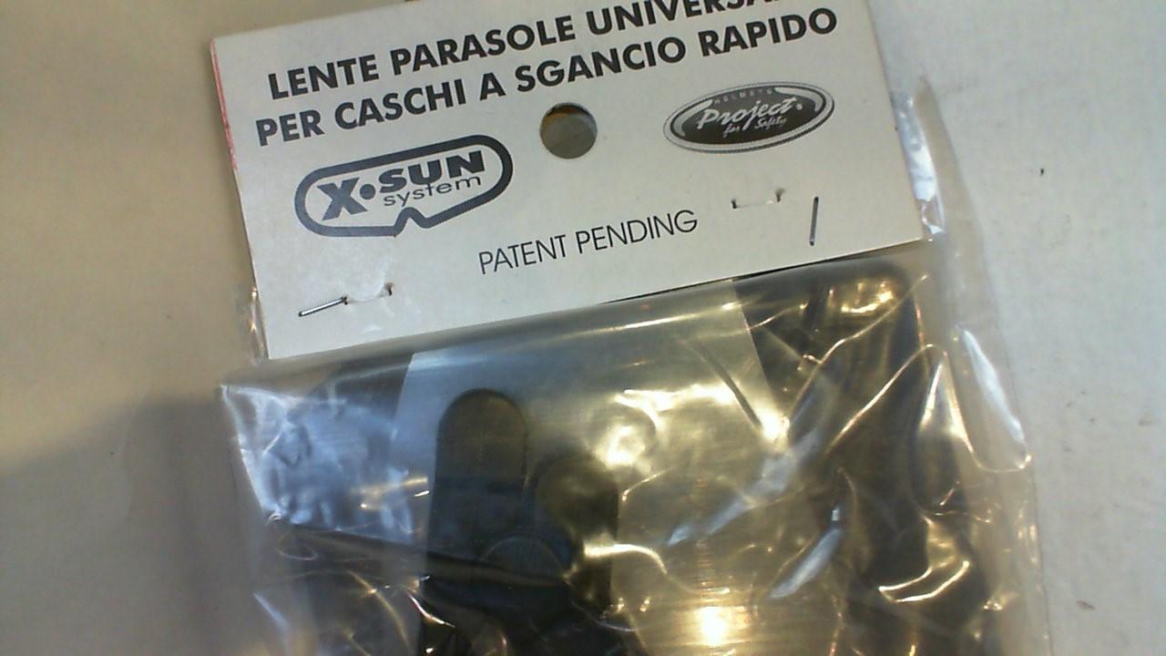 LENTE PARASOLE SGANCIO RAPIDO VISIERA CASCO CORTA SPECCHIO ARGENTO 999lenteuniv3A - immagine 4