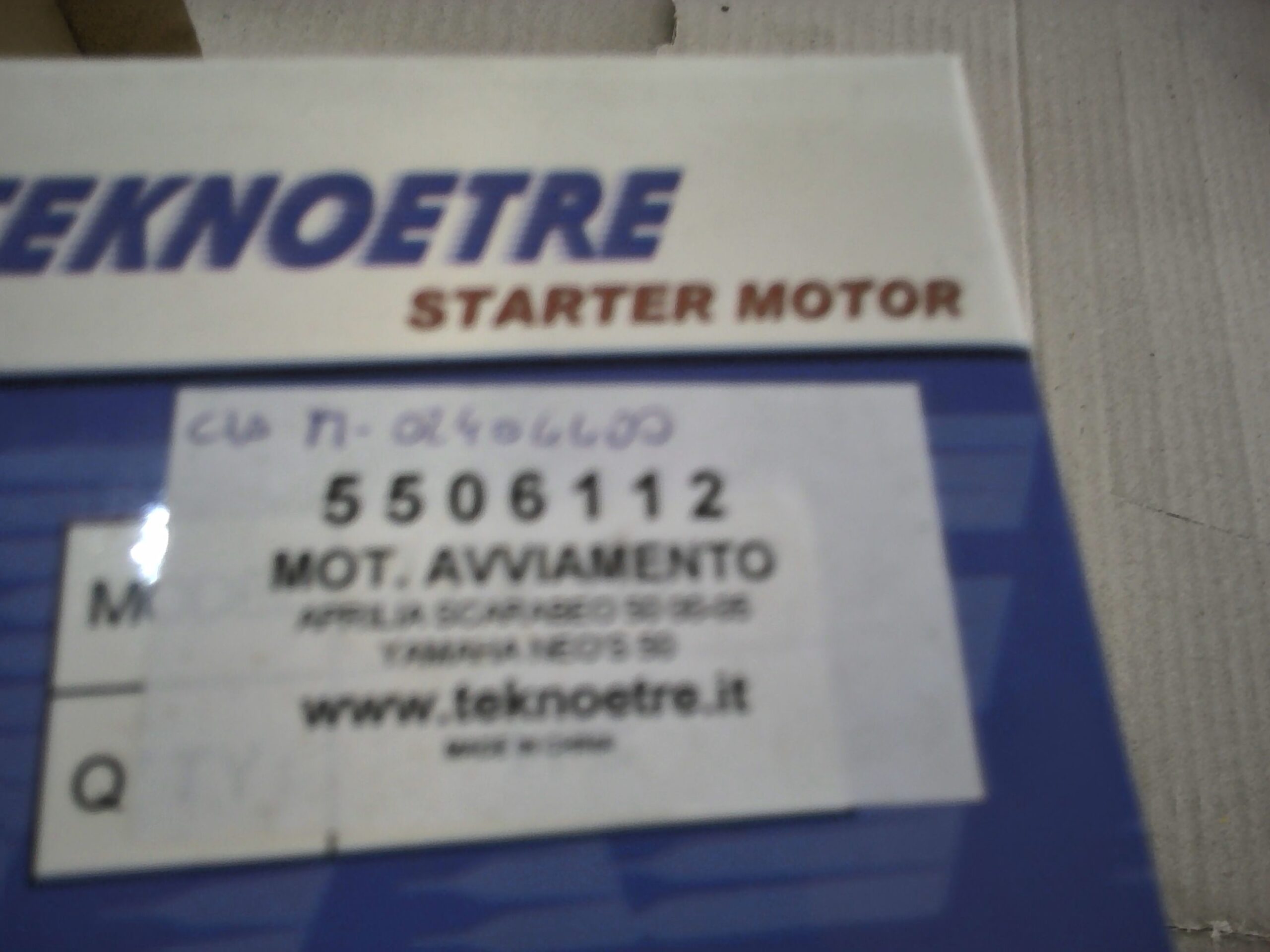 MOTORINO AVVIAMENTO 5506112 -404260012 02404400 - immagine 3