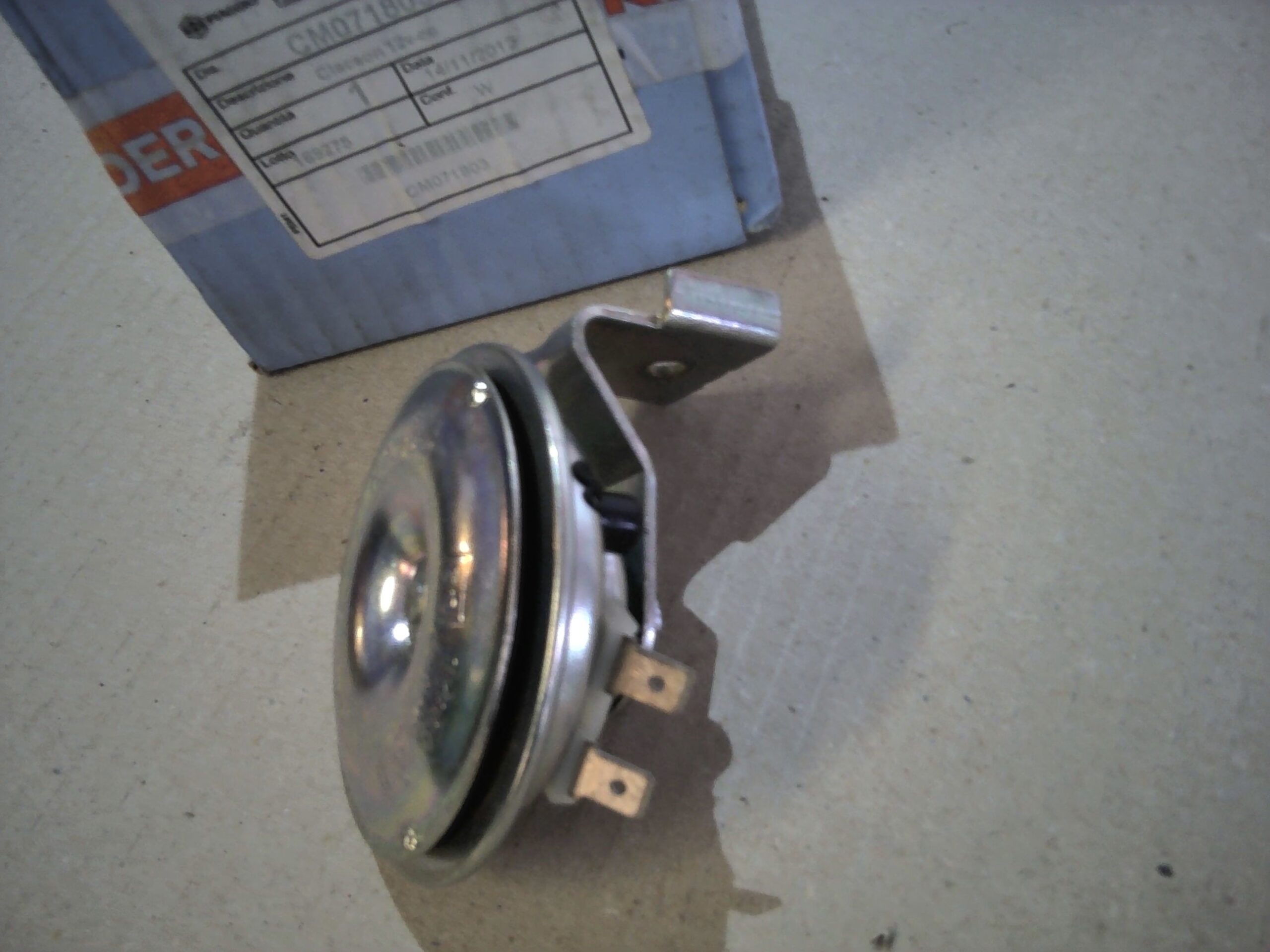 CLACSON 12 V PIAGGIO liberty mp3 CM071803