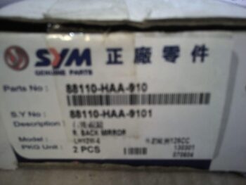 SPECCHIETTO DX SYMPHONY SYM 88110-HAA-000