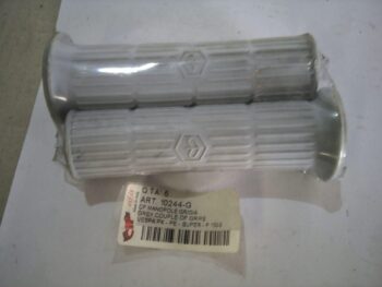 COPPIA DI MANOPOLE IN GOMMA GRIGIA CIF 10244G PIAGGIO VESPA