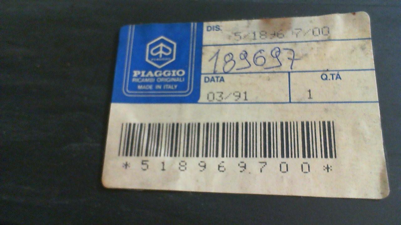 SPONDA LATERALE APE TM PIAGGIO 189697 GREZZA - immagine 3