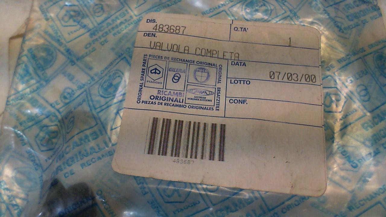 GRUPPO COMANDO VALVOLA TESTA CILINDRO VESPA ET2 INIEZIONE 50 97-00 PIAGGIO 483687 - immagine 2