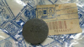 PASTIGLIA REGISTRO VALVOLA 3.95 PIAGGIO 244443