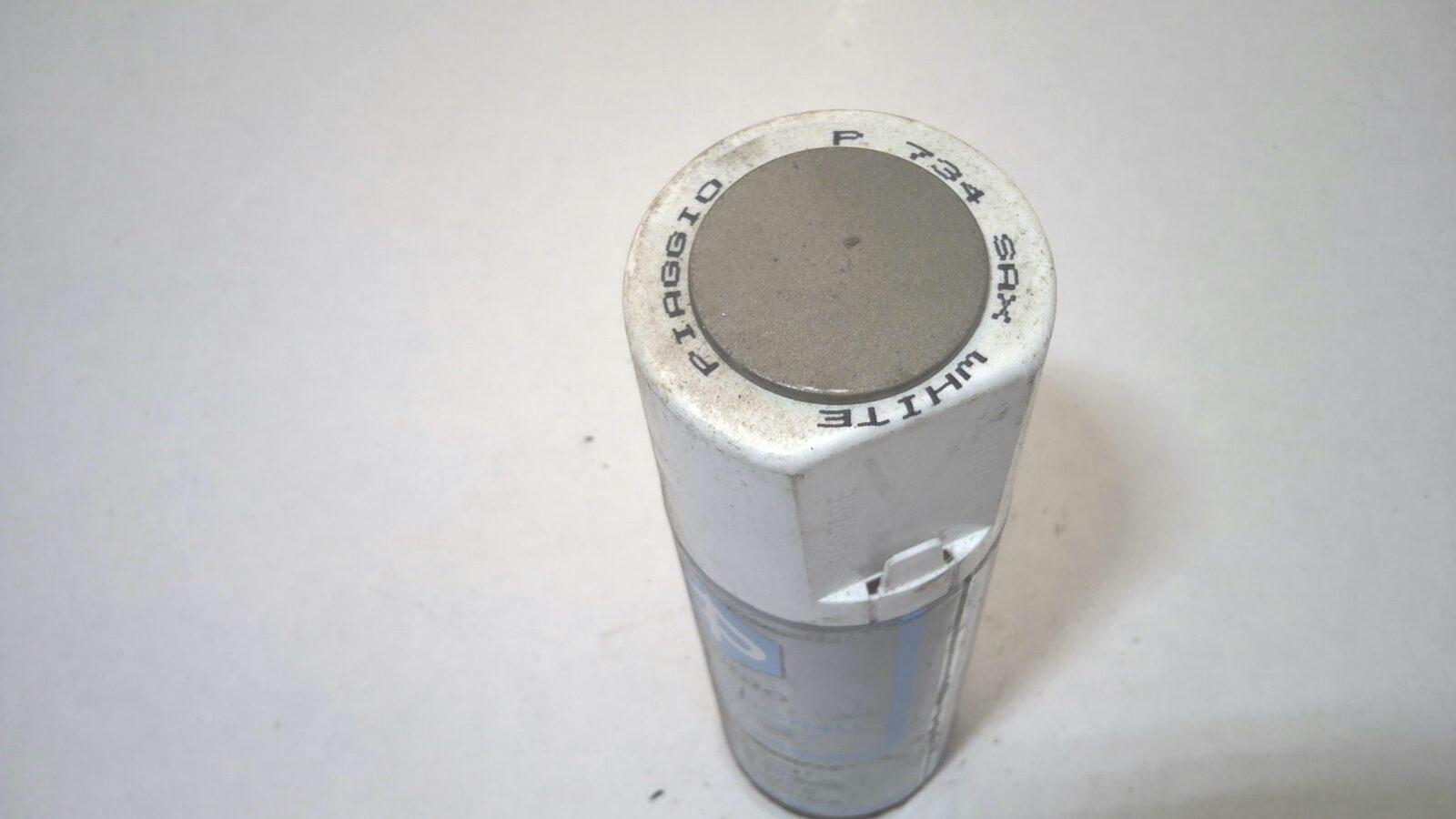 BOMBOLETTA SAX WHITE P734 VERNICE SPRAY ORIGINALE PIAGGIO - immagine 2