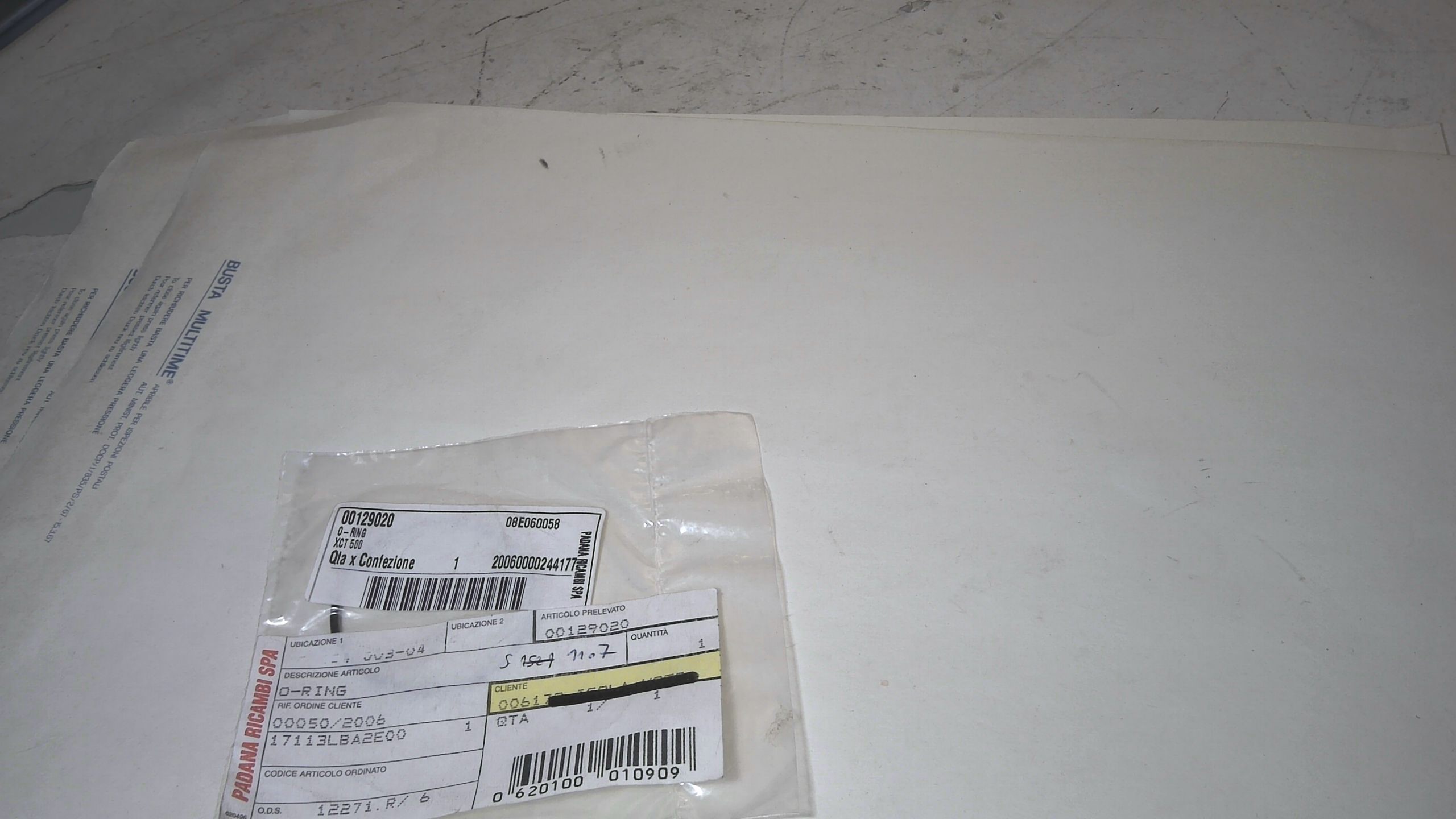 O-RING KYMCO XCITING 500 17113LBA2E00 -00129020 - immagine 2