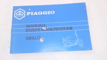 MANUALE USO E MANUTENZIONE GRILLO PIAGGIO