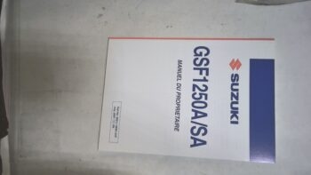 USO E MANUTENZIONE GSF1250A/SA BANDIT SUZUKI 99011-18h61-01F