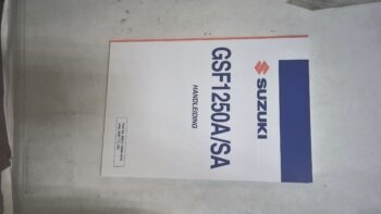 USO E MANUTENZIONE GSF1250A/SA BANDIT SUZUKI 99011-18h61-01H