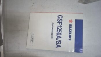 USO E MANUTENZIONE GSF1250A/SA BANDIT SUZUKI 99011-18h61-01K