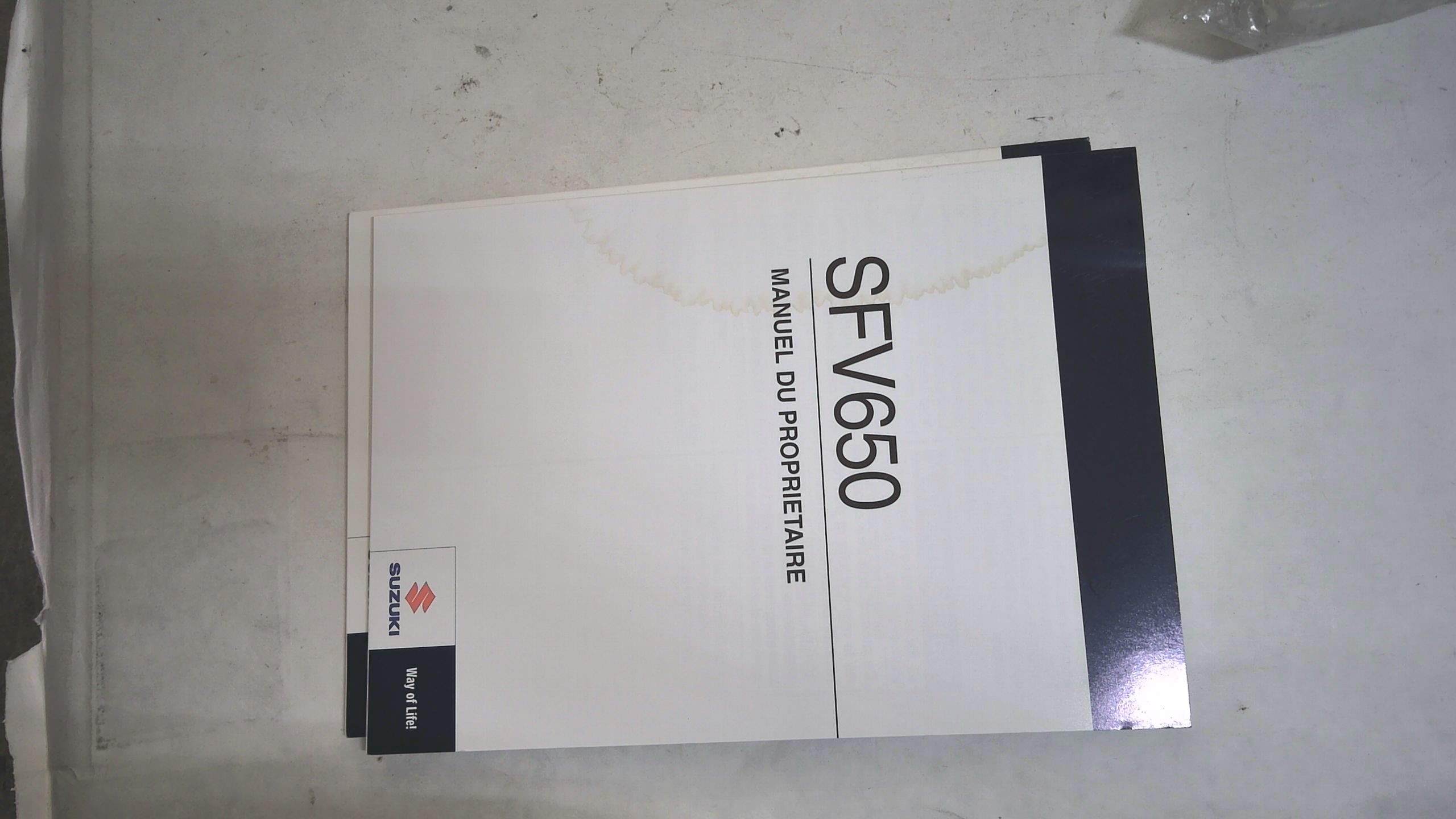 USO E MANUTENZIONE SFV650 SUZUKI 99011-44h50-SDE - immagine 5