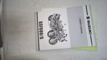USO E MANUTENZIONE GSF600 SUZUKI 99011-31F51-01F