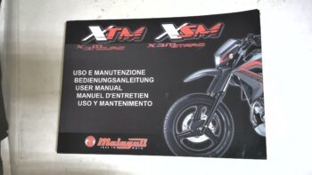USO E MANUTENZIONE E GARANZIA MALAGUTI XTM XSM