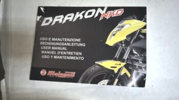 USO E MANUTENZIONE E GARANZIA MALAGUTI DRAKON NKD