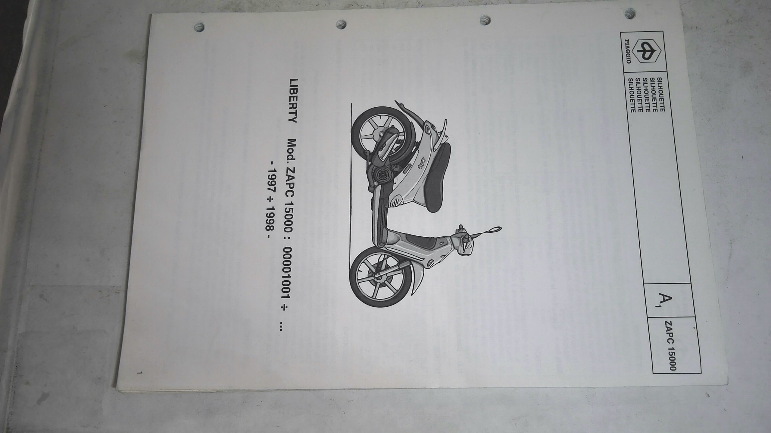 CATALOGO PARTI DI RICAMBIO LIBERTY PIAGGIO 578403 - immagine 3