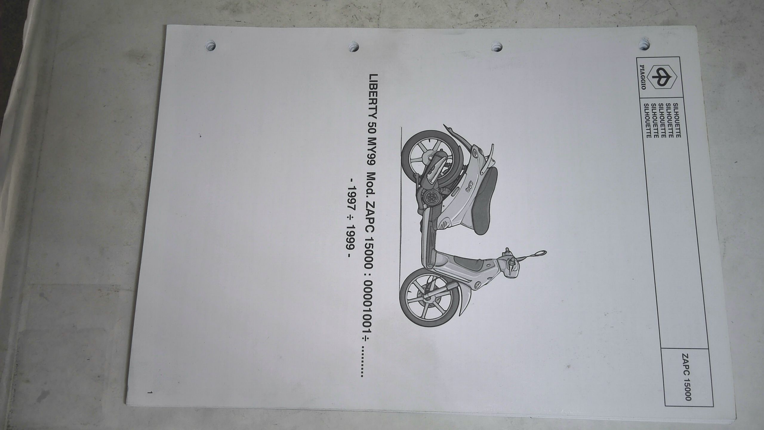 CATALOGO PARTI DI RICAMBIO LIBERTY PIAGGIO 578964 - immagine 3