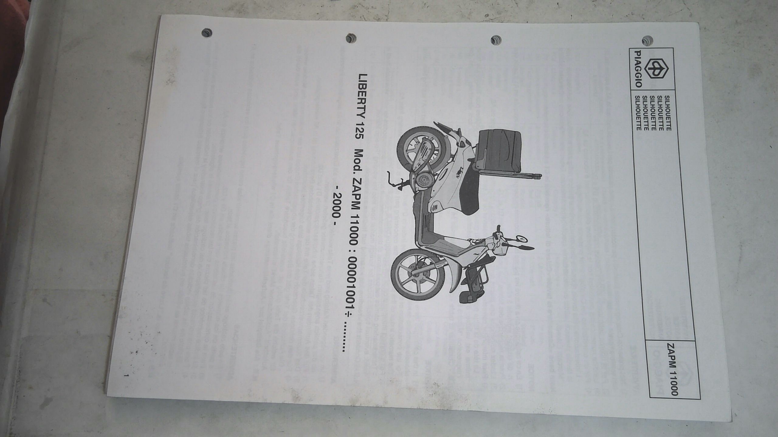 CATALOGO PARTI DI RICAMBIO LIBERTY PIAGGIO 594351 - immagine 4