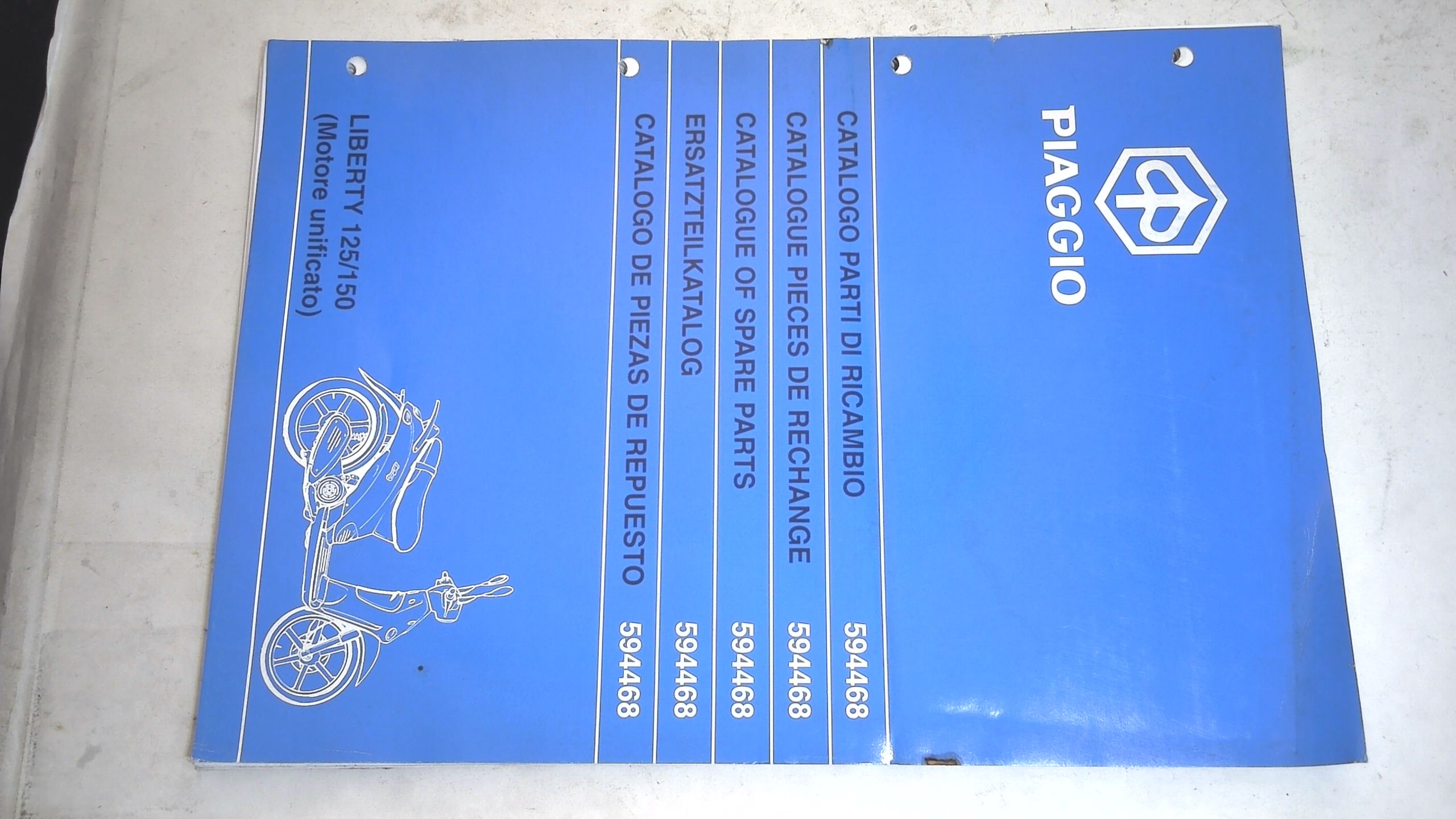 CATALOGO PARTI DI RICAMBIO LIBERTY PIAGGIO 594468