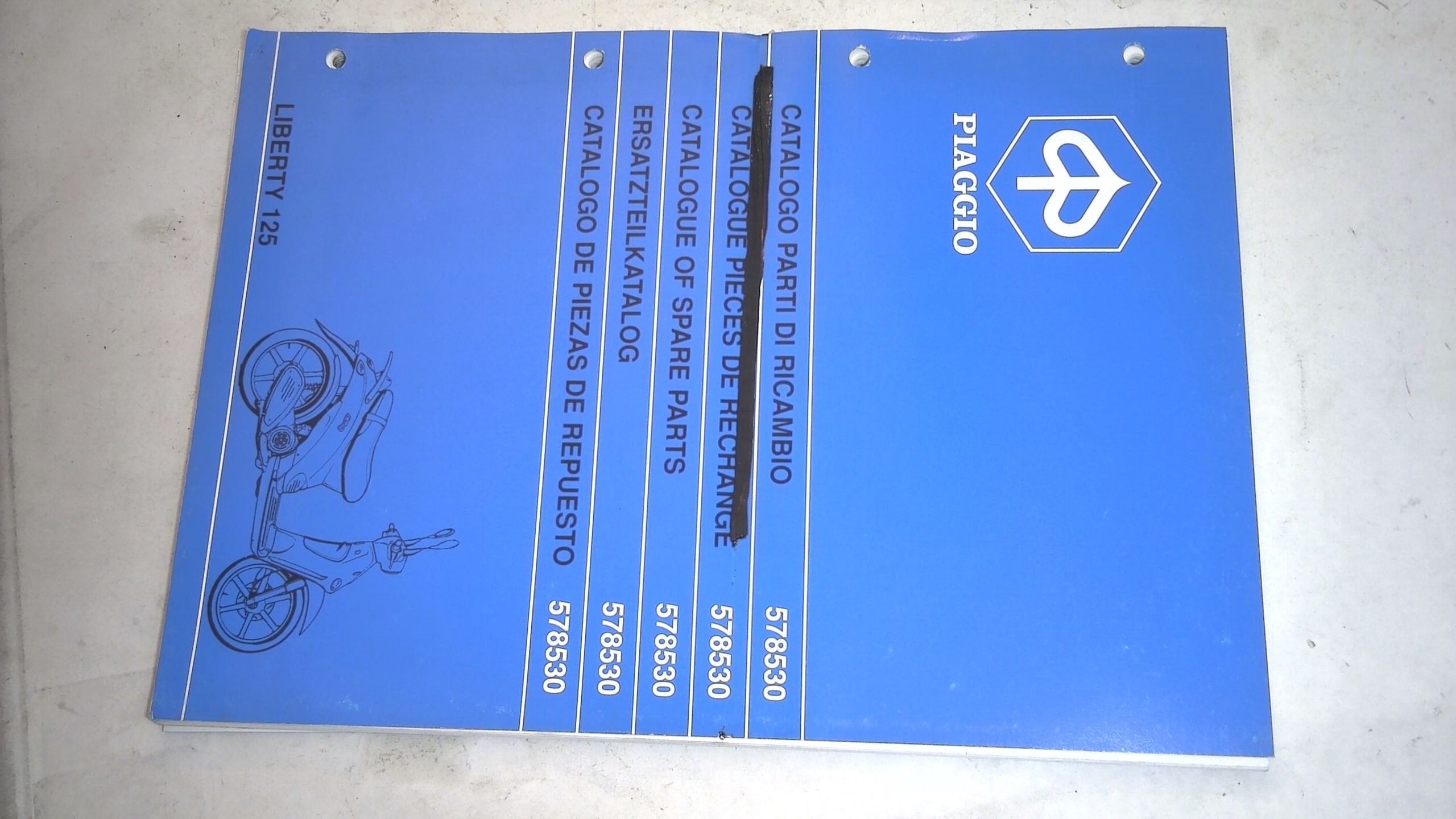 CATALOGO PARTI DI RICAMBIO LIBERTY PIAGGIO 578530