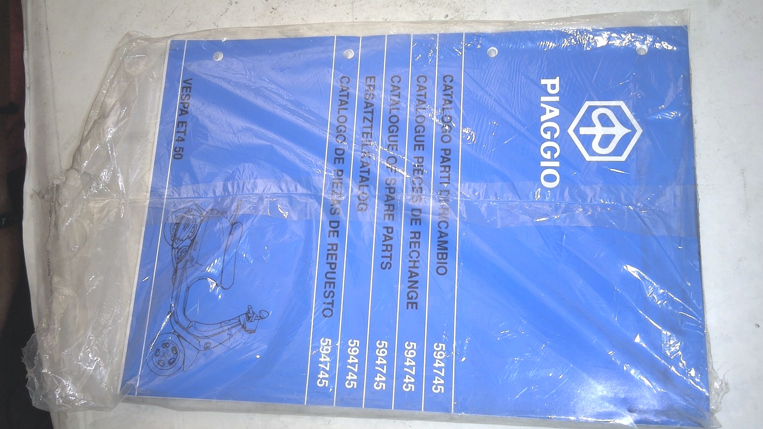 Piaggio Vespa Et4 Listino Ricambi Piaggio CATALOGO PARTI DI