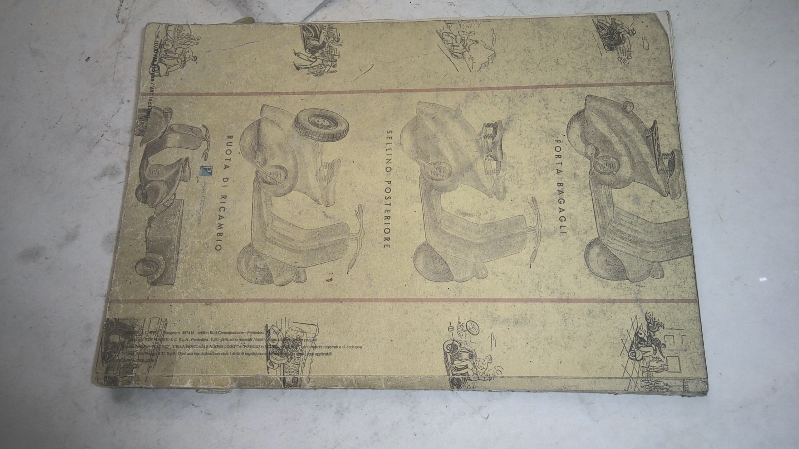 CATALOGO ACCESSORI E RARE PARTI DI RICAMBIO VESPA PIAGGIO EDIZIONE 2009 - immagine 3